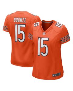 Women's Chicago Bears #15 Rome Odunze Orange Alternate Game Jersey