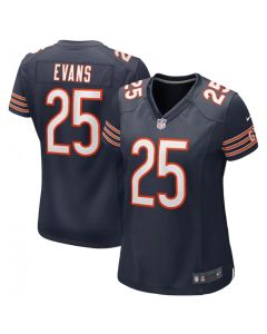 Women's Chicago Bears #25 Darrynton Evans Navy Stitched Jersey(Run Small)