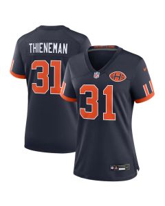 Women's Chicago Bears #31 Dillon Thieneman Navy 2026 Rivalries Collection Game Jersey (Navy)
