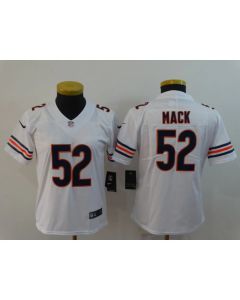 Women's Chicago Bears #52 Khalil White Vapor Untouchable Limited Stitched NFL Jersey