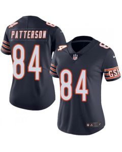 Women's Chicago Bears #84 Cordarrelle Patterson Navy Vapor Untouchable Limited Stitched NFL Jersey(Run Small)