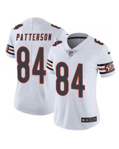 Women's Chicago Bears #84 Cordarrelle Patterson White Vapor Untouchable Limited Stitched NFL Jersey(Run Small)