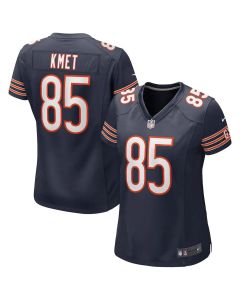 Women's Chicago Bears #85 Cole Kmet Navy Game Jersey