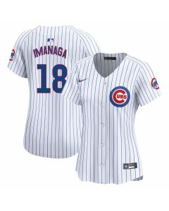 Women's Chicago Cubs #18 Shota Imanaga Blue Cool Base Stitched Baseball Jersey (Blue)
