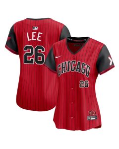 Women's Chicago White Sox #26 Korey Lee Red/Black 2025 City Connect Limited Player Jersey (Red Black)