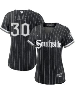 Women's Chicago White Sox #30 Corey Julks Black Home Official Player Jersey