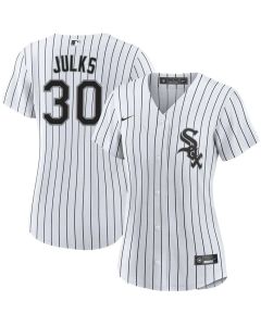 Women's Chicago White Sox #30 Corey Julks White Home Official Player Jersey