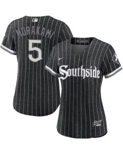 Women's Chicago White Sox #5 Munetaka Murakami Black Alternate Southside Jersey (Black White)