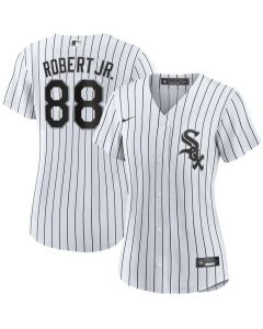 Women's Chicago White Sox #88 Luis Robert White Replica Player Name Jersey (White)