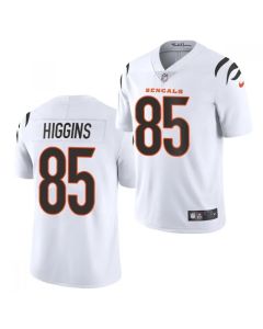 Women's Cincinnati Bengals #85 Tee Higgins 2021 New White Vapor Limited Stitched Jersey(Run Small)