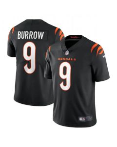 Women's Cincinnati Bengals #9 Joe Burrow 2021 Black Vapor Limited Stitched Jersey(Run Small)