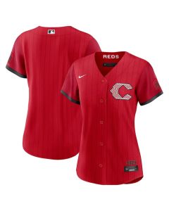 Women's Cincinnati Reds Nike Red 2026 City Connect Stadium Jersey (Red)