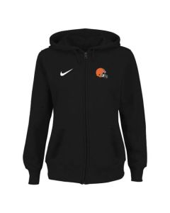 Women's Cleveland Browns Stadium Rally Full Zip Hoodie Black