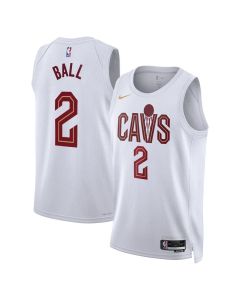 Women's Cleveland Cavaliers #2 Lonzo Ball White Association Edition Swingman Jersey (White)