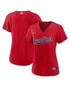 Women's Cleveland Guardians Red Home Replica Jersey (Red)