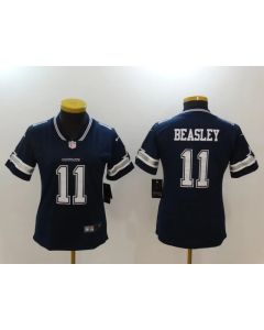 Women's Dallas Cowboys #11 Cole Beasley Navy Blue Vapor Untouchable Limited Stitched NFL Jersey