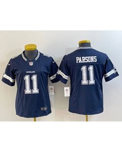 Women's Dallas Cowboys #11 Micah Parsons Navy 2023 F.U.S.E. Limited Stitched Jersey(Run Small)