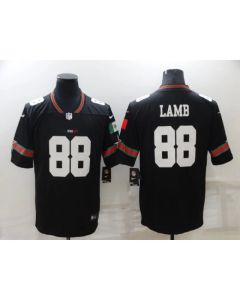 Women's Dallas Cowboys #88 CeeDee Lamb Black Mexico Stitched Jersey(Run Small)