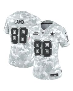 Women's Dallas Cowboys CeeDee Lamb Arctic Camo 2024 Salute to Service Limited Jersey (Camo)