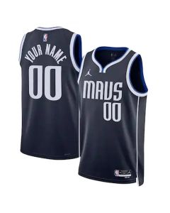 Women's Dallas Mavericks Nike Navy Swingman Statement Edition Custom Jersey (Navy)
