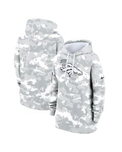 Women's Denver Broncos Arctic Camo 2024 Salute To Service Club Fleece Pullover Hoodie (Camo)