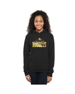 Women's Denver Nuggets Gold Collection Pullover Hoodie Black