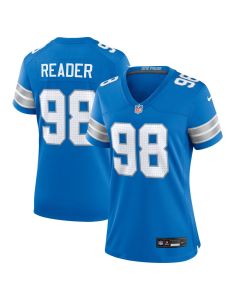 Women's Detroit Lions D.J. Reader Blue Team Game Jersey