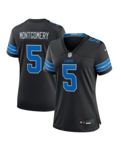Women's Detroit Lions David Montgomery Black 2nd Alternate Game Jersey