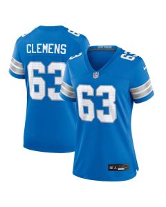 Women's Detroit Lions Duke Clemens Blue Game Jersey
