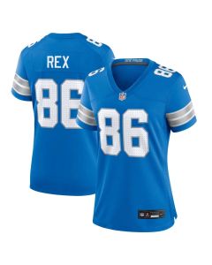 Women's Detroit Lions Isaac Rex Blue Game Jersey