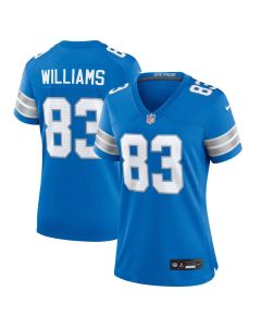 Women's Detroit Lions Isaiah Williams Blue Game Jersey