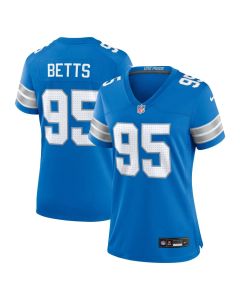 Women's Detroit Lions Mathieu Betts Blue Game Jersey