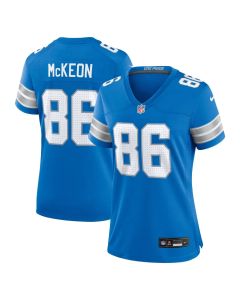 Women's Detroit Lions Sean McKeon Blue Game Jersey