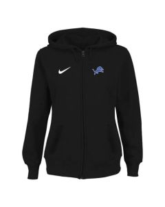 Women's Detroit Lions Stadium Rally Full Zip Hoodie Black