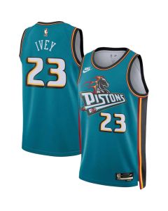 Women's Detroit Pistons #23 Jaden Ivey Blue Swingman Classic Edition Jersey