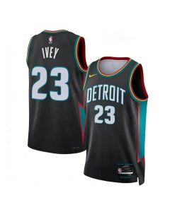 Women's Detroit Pistons #23 Jaden Ivey Charcoal 2025/26 Swingman City Edition Jersey (Charcoal)