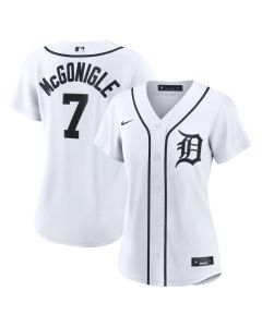 Women's Detroit Tigers #7 Kevin McGonigle Nike White Home Replica Jersey