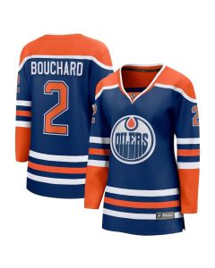 Women's Edmonton Oilers #2 Evan Bouchard Royal Home Player Jersey
