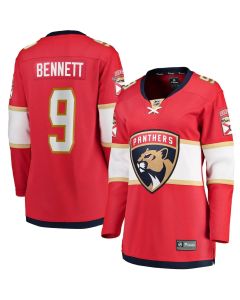 Women's Florida Panthers #9 Sam Bennett Red Home Replica Jersey