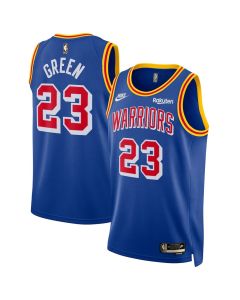 Women's Golden State Warriors #23 Draymond Green Nike Blue Swingman Classic Edition Jersey (Blue Green)