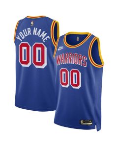 Women's Golden State Warriors Blue Swingman Classic Edition Custom Jersey