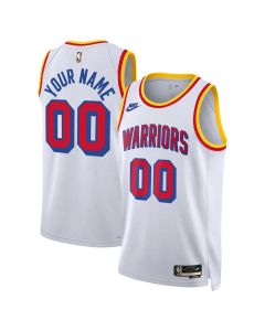 Women's Golden State Warriors Nike White Swingman Classic Edition Custom Jersey (White)