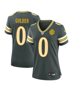 Women's Green Bay Packers #0 Matthew Golden Green 2026 Rivalries Collection Game Jersey (Green)
