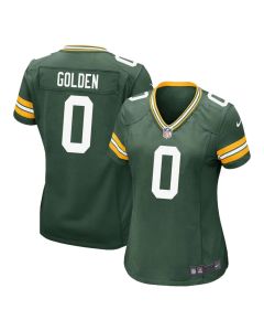 Women's Green Bay Packers #0 Matthew Golden Green Game Player Jersey (Green)