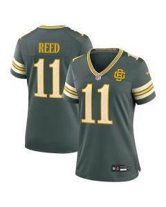 Women's Green Bay Packers #11 Jayden Reed Green 2026 Rivalries Collection Game Jersey (Green)