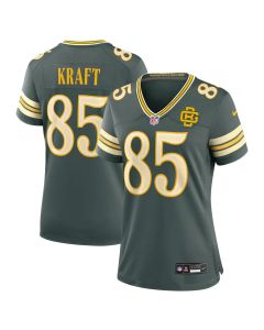 Women's Green Bay Packers #85 Tucker Kraft Green 2026 Rivalries Collection Game Jersey (Green)