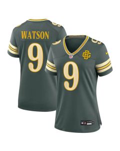 Women's Green Bay Packers #9 Christian Watson Green 2026 Rivalries Collection Game Jersey (Green)