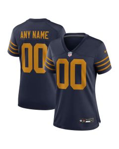 Women's Green Bay Packers Navy The 1923 Classic Game Custom Jersey (Green Navy)