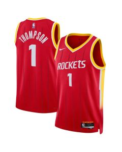 Women's Houston Rockets #1 Amen Thompson Red 2026/27 Icon Edition Stitched Basketball Jersey
