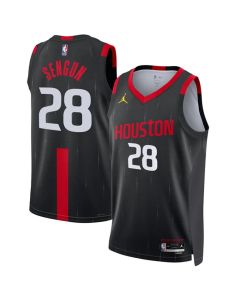 Women's Houston Rockets #28 Alperen Sengun Black 2026/27 Statement Edition Stitched Basketball Jersey